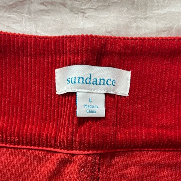 Sundance Scarlet Corduroy Skirt - Picture 6 of 7